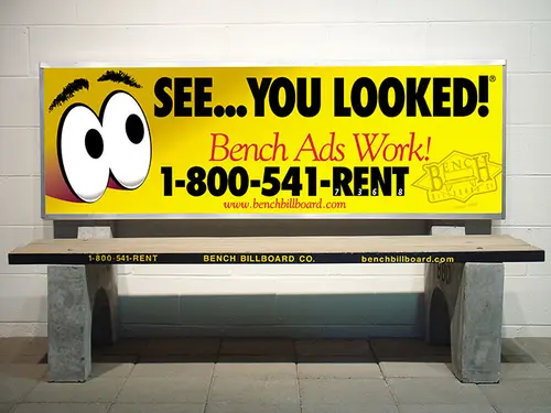 Bench Billboard Company work