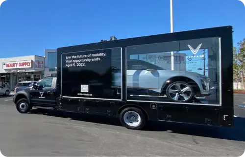 Bulldog Mobile Billboards work