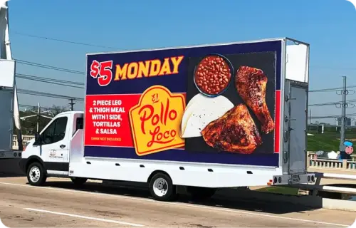 Bulldog Mobile Billboards work
