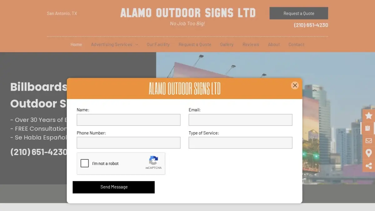 Alamo Outdoor Signs