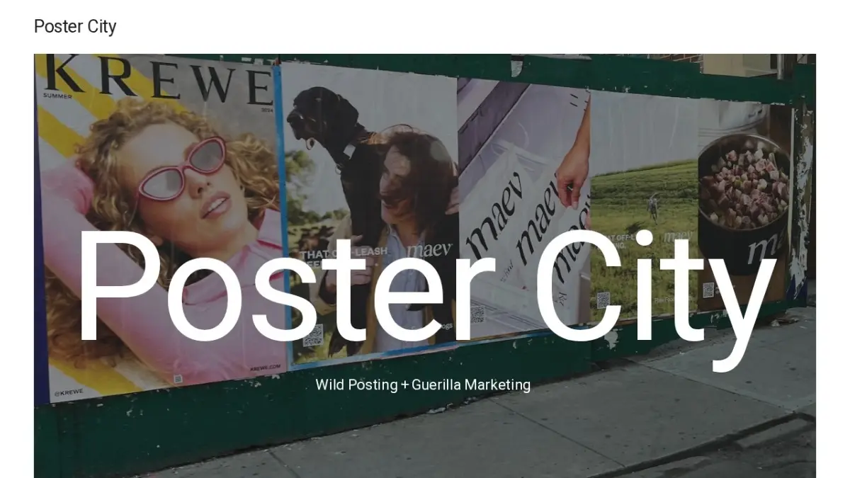 Poster City