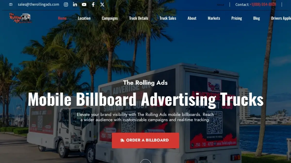 The Rolling Ads Mobile Billboards