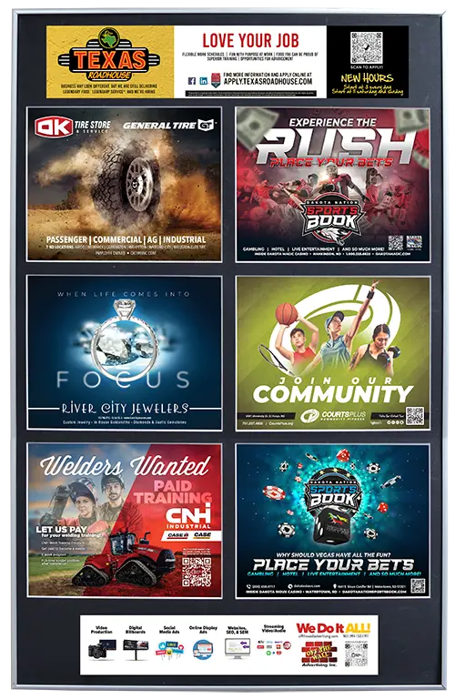 Off The Wall Advertising Inc. work