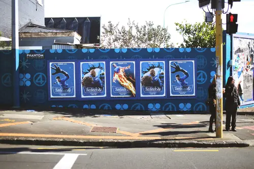 Phantom Billstickers work