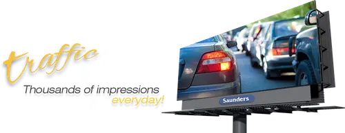 Saunders Outdoor Advertising work