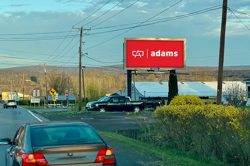 Adams Outdoor Advertising work